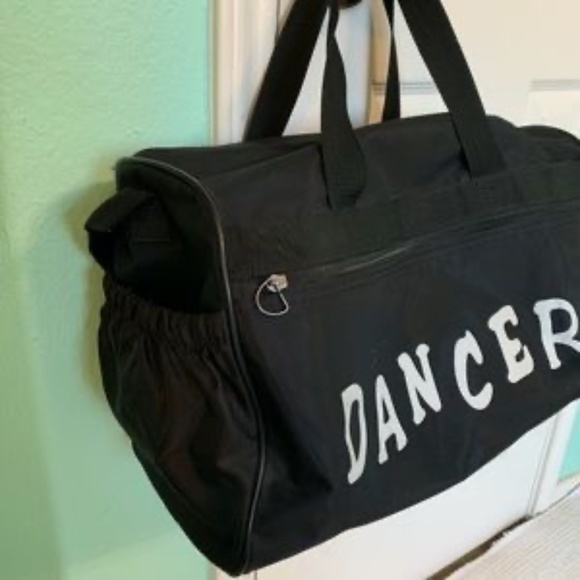 Bags Dancer Black Duffle Bag 16 X 9 X 1 Pockets Handles And Strap Poshmark